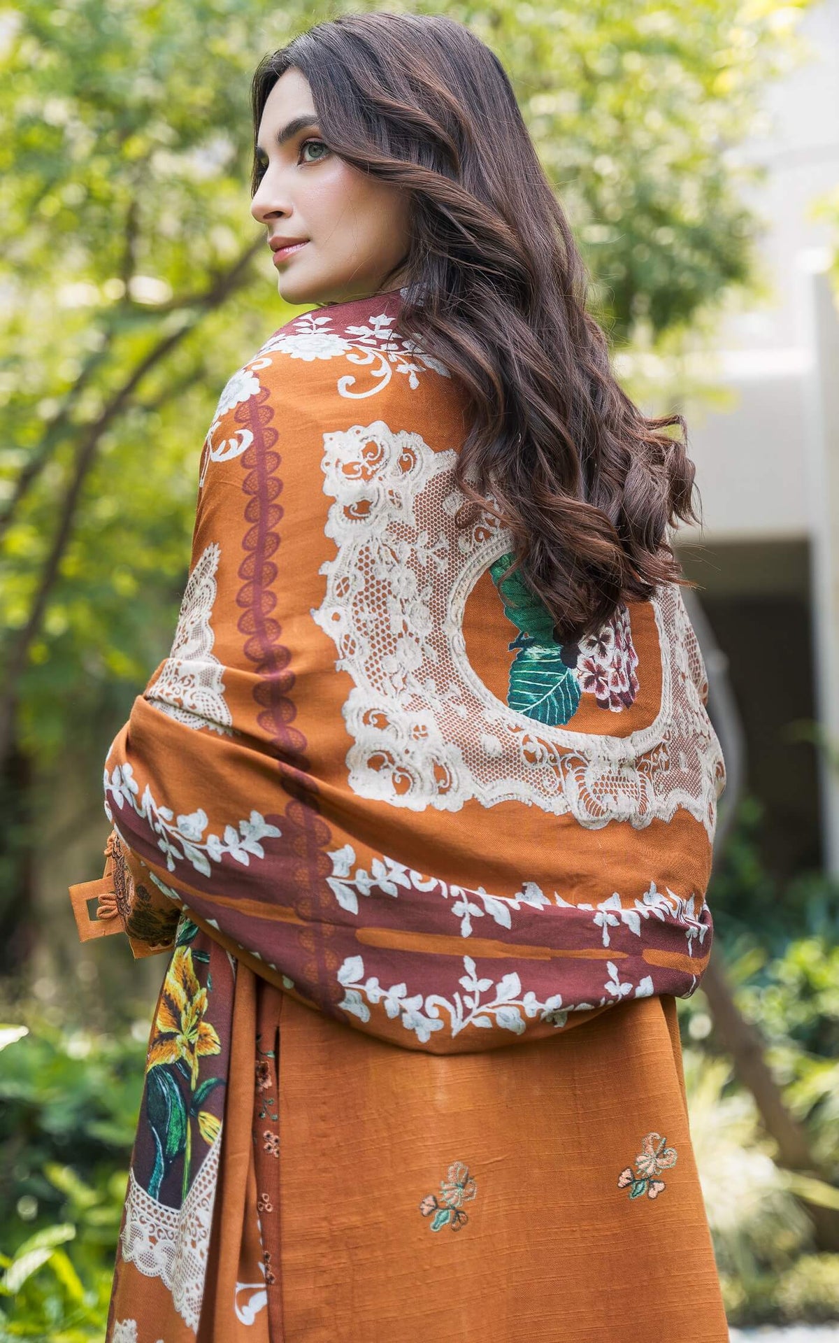 Asifa and Nabeel | Luxury Winter 24 | CARAMEL WL-01 by Asifa and Nabeel - Designer Dress - Type: Ladies Clothes - Available at Libayah - 100% Original