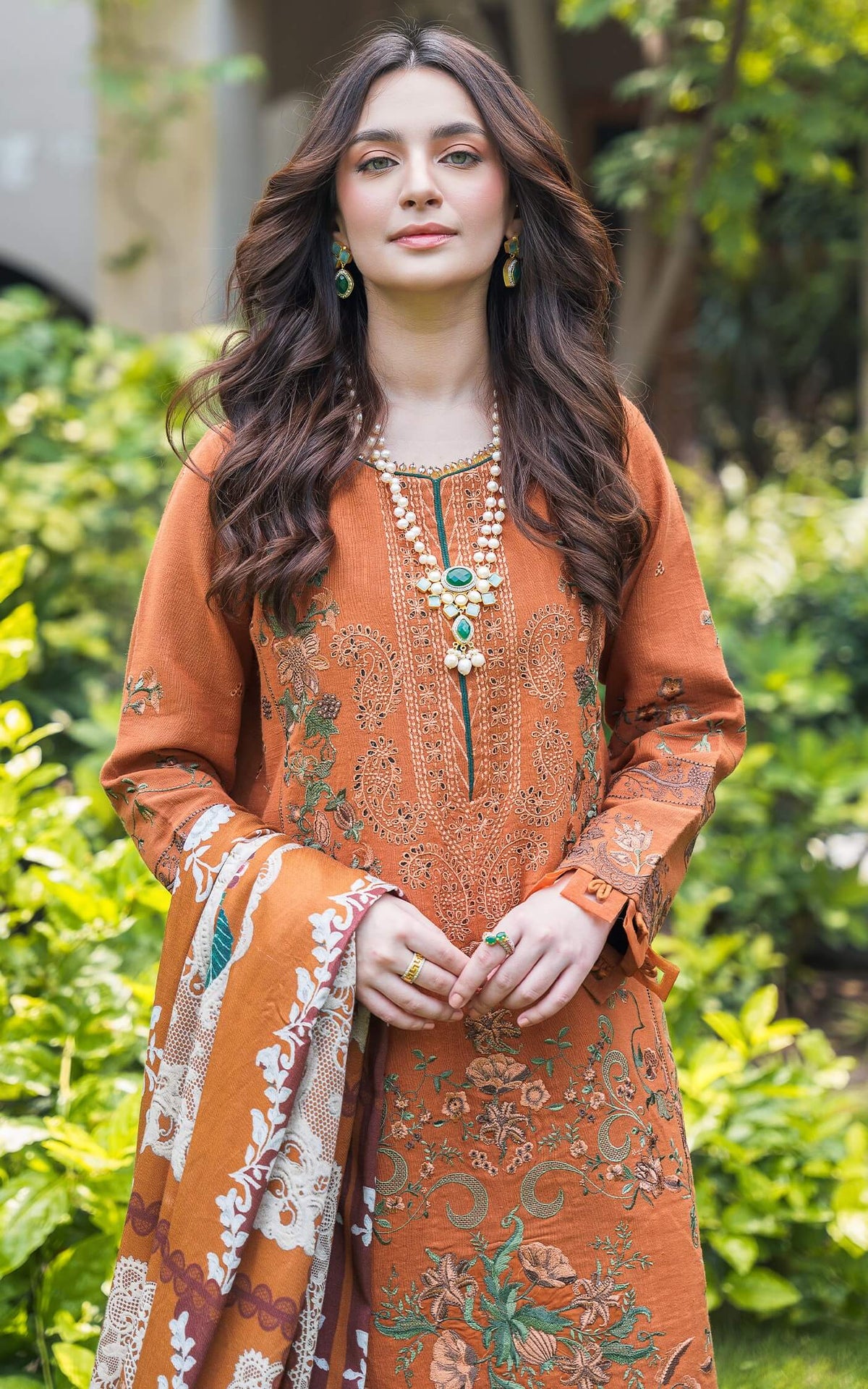 Asifa and Nabeel | Luxury Winter 24 | CARAMEL WL-01 by Asifa and Nabeel - Designer Dress - Type: Ladies Clothes - Available at Libayah - 100% Original
