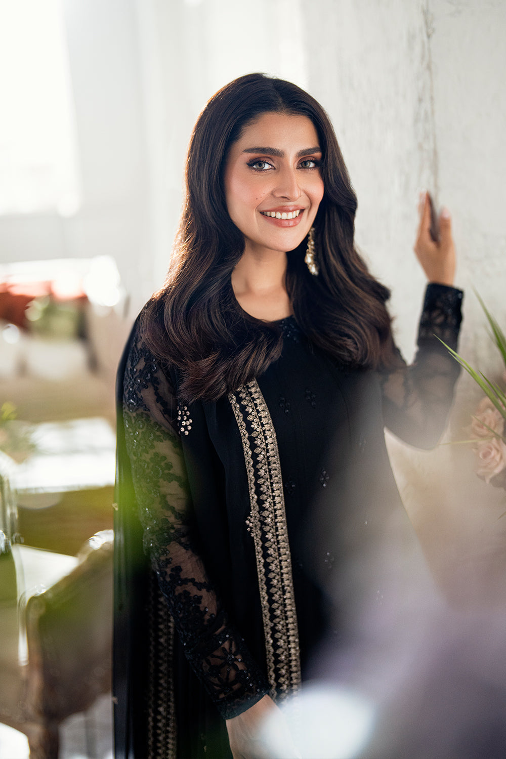 Azure | Luxe Formals | Caviar Noir by Azure - Designer Dress  - Type : Ladies Clothes - Available at Libayah - 100% Original 