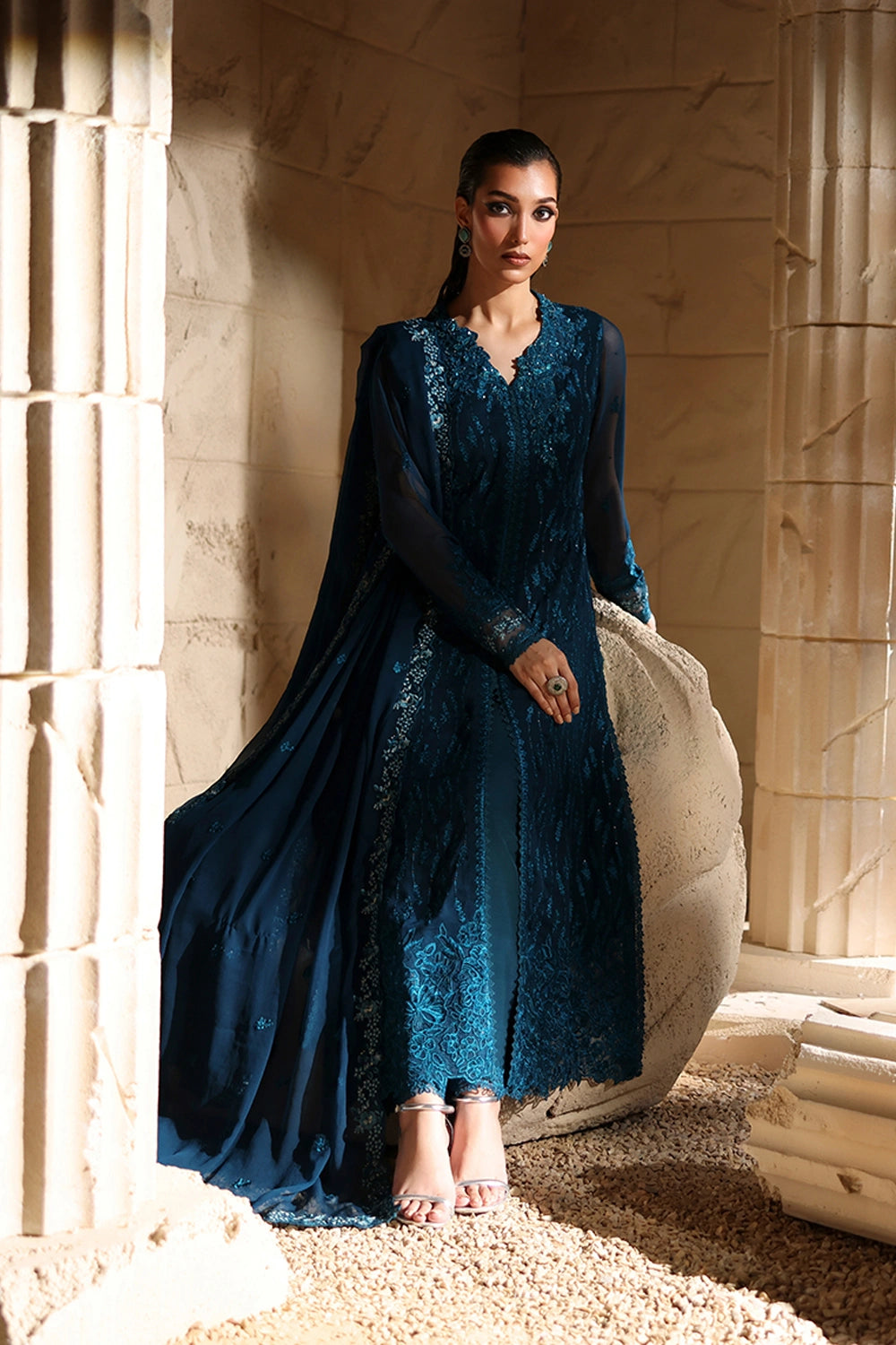 Azure | Luxe Formals | Celeste by Azure - Designer Dress - Type : Ladies Clothes - Available at Libayah - 100% Original 