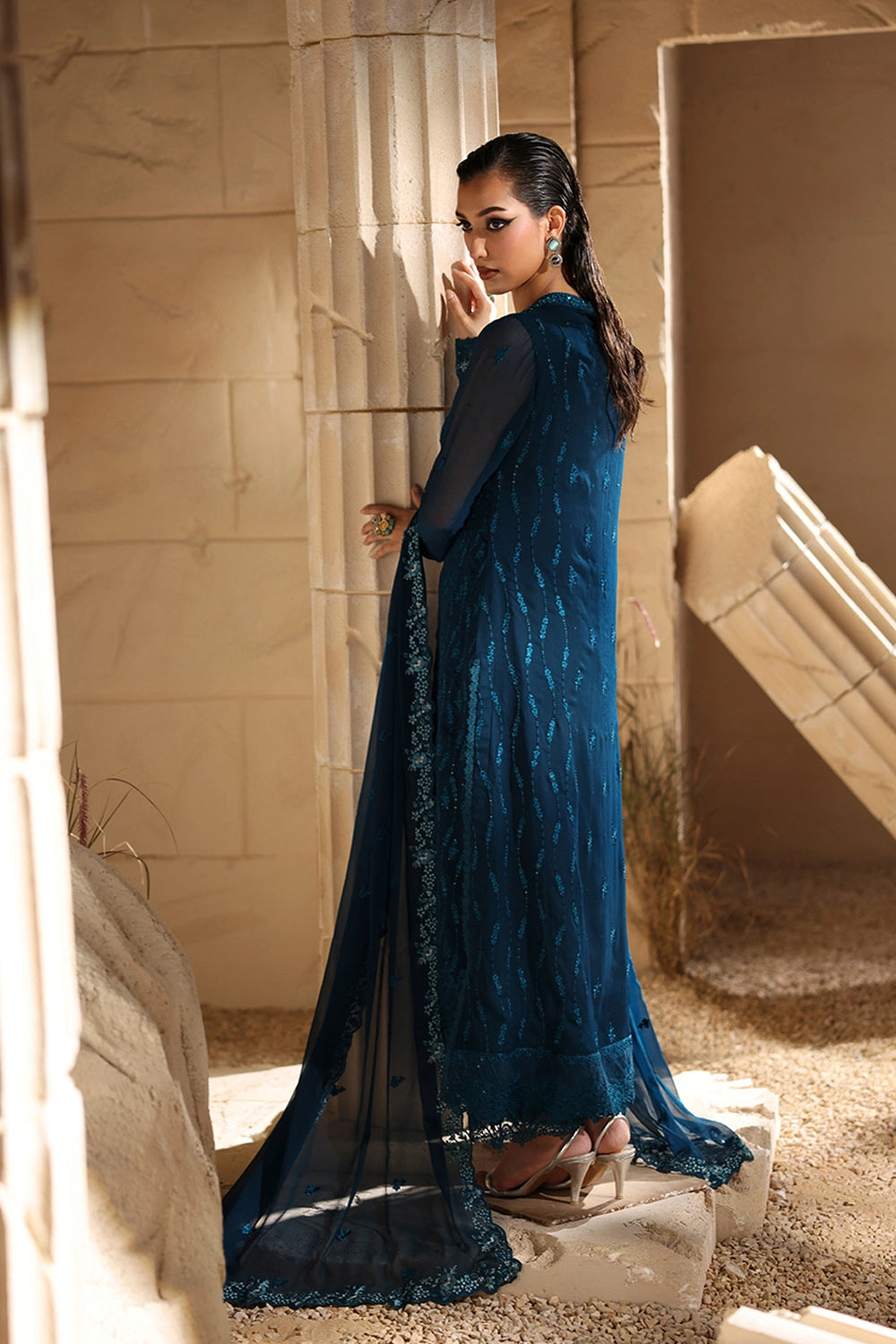 Azure | Luxe Formals | Celeste by Azure - Designer Dress - Type : Ladies Clothes - Available at Libayah - 100% Original 