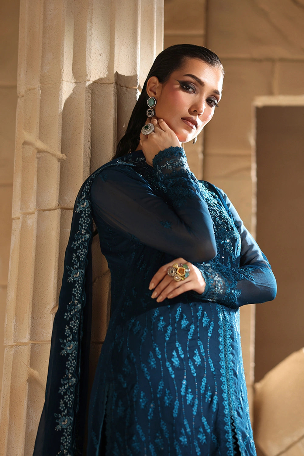 Azure | Luxe Formals | Celeste by Azure - Designer Dress - Type : Ladies Clothes - Available at Libayah - 100% Original 