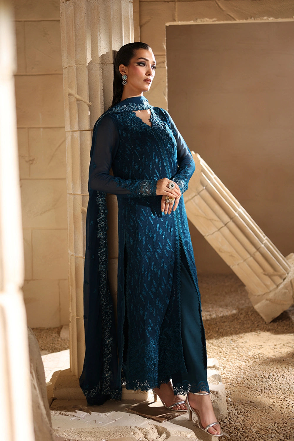 Azure | Luxe Formals | Celeste by Azure - Designer Dress - Type : Ladies Clothes - Available at Libayah - 100% Original 