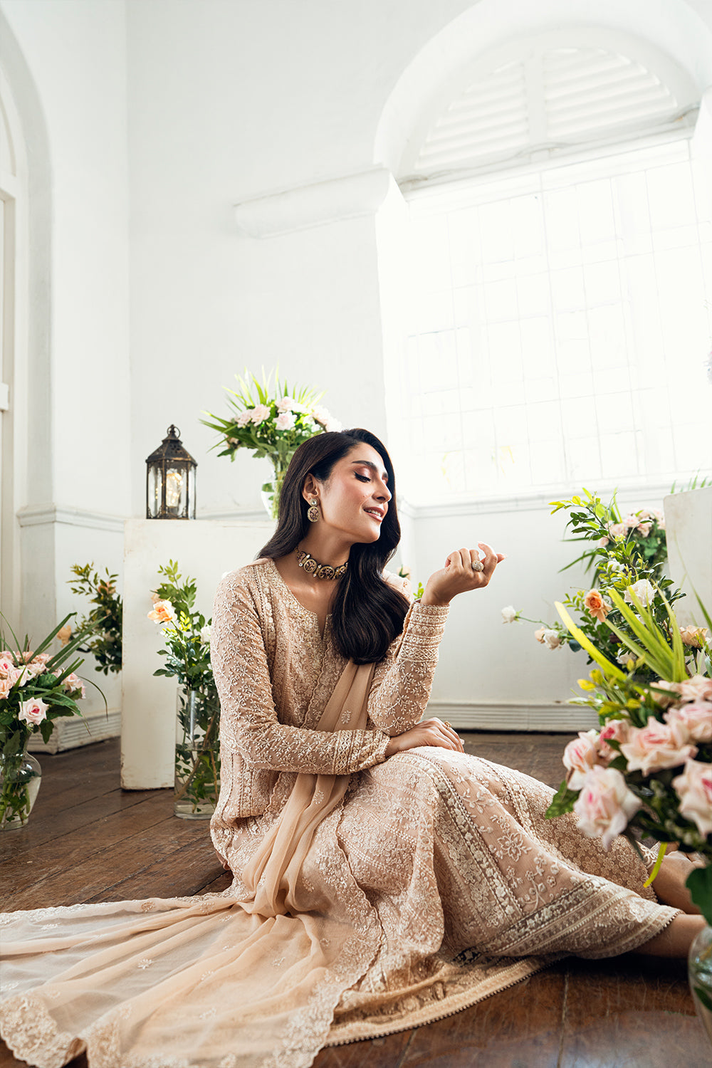 Azure | Vogue Formals | Celestial Cream by Azure - Designer Dress - Type: Ladies Clothes - Available at Libayah - 100% Original