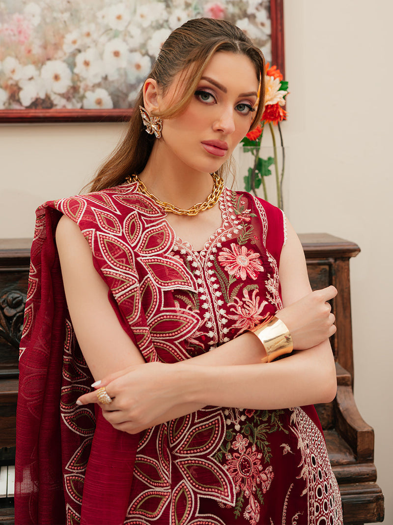 Mahnur | Allenura Luxury Lawn 24 | CELESTIAL by Mahnur - Designer Dress - Type: Ladies Clothes - Available at Libayah - 100% Original