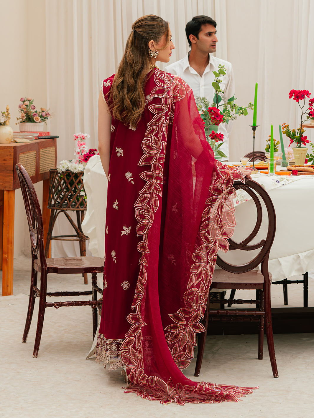 Mahnur | Allenura Luxury Lawn 24 | CELESTIAL by Mahnur - Designer Dress - Type: Ladies Clothes - Available at Libayah - 100% Original