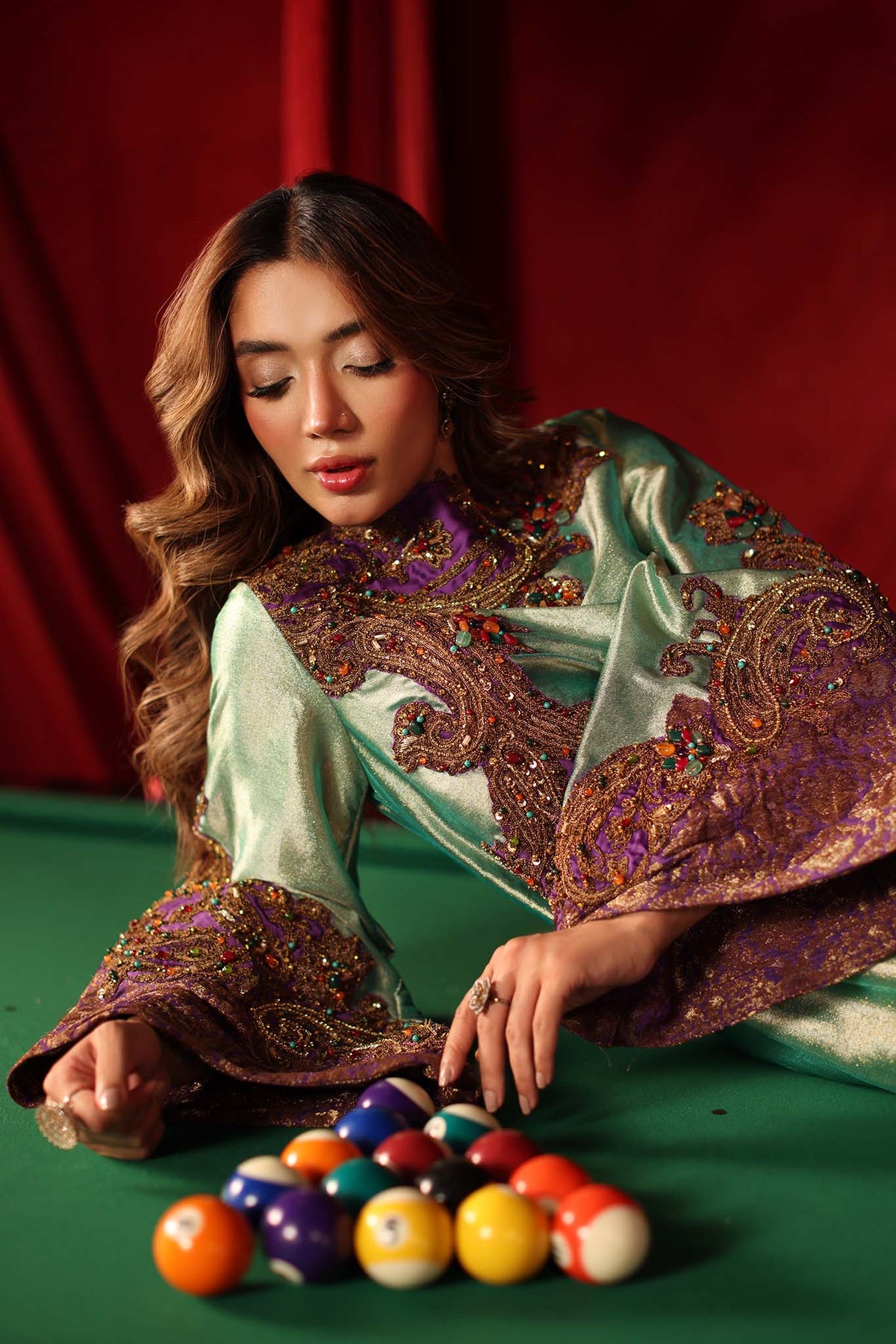 Musferah Saad | The Elite Club | Celina by Musferah Saad - Designer Dress  - Type : Ladies Clothes - Available at Libayah - 100% Original 
