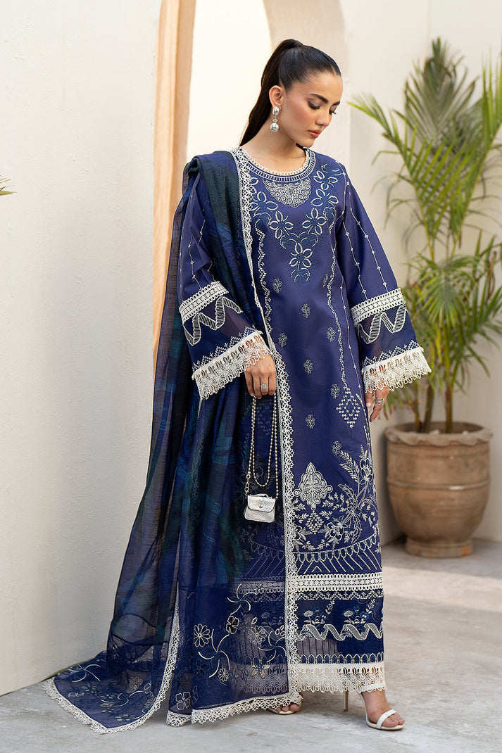 Saad Shaikh | Luxe Eid Lawn 24 | Tawny