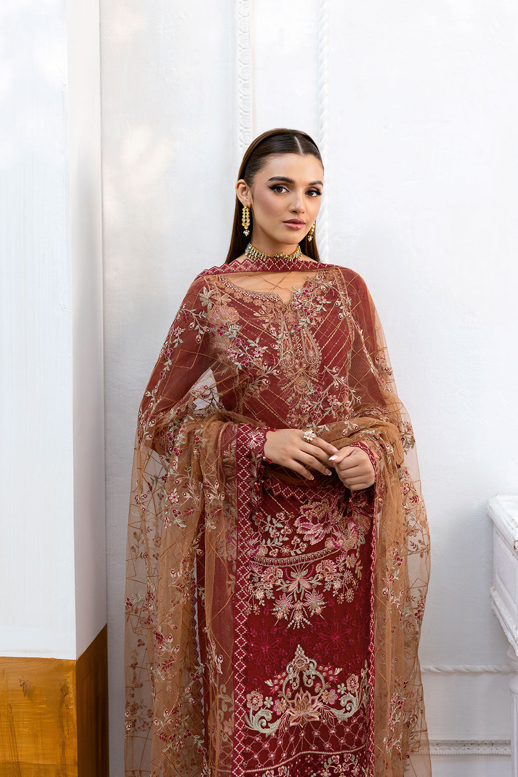 Ramsha | Chevron Chiffon Collection | A-1010 by Ramsha - Designer Dress - Type: Ladies Clothes - Available at Libayah - 100% Original