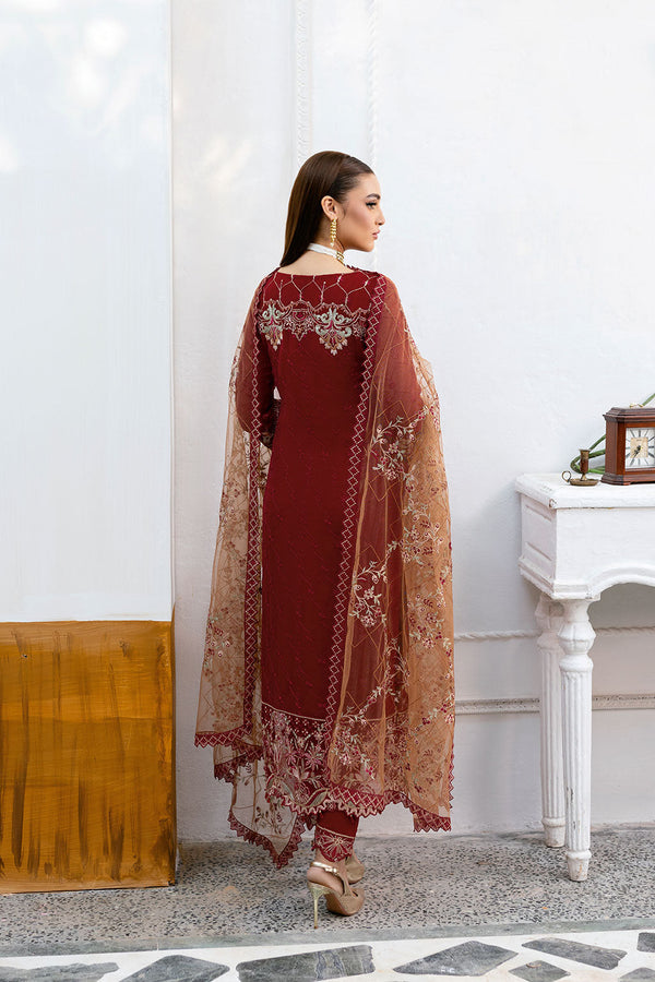 Ramsha | Chevron Chiffon Collection | A-1010 by Ramsha - Designer Dress - Type: Ladies Clothes - Available at Libayah - 100% Original