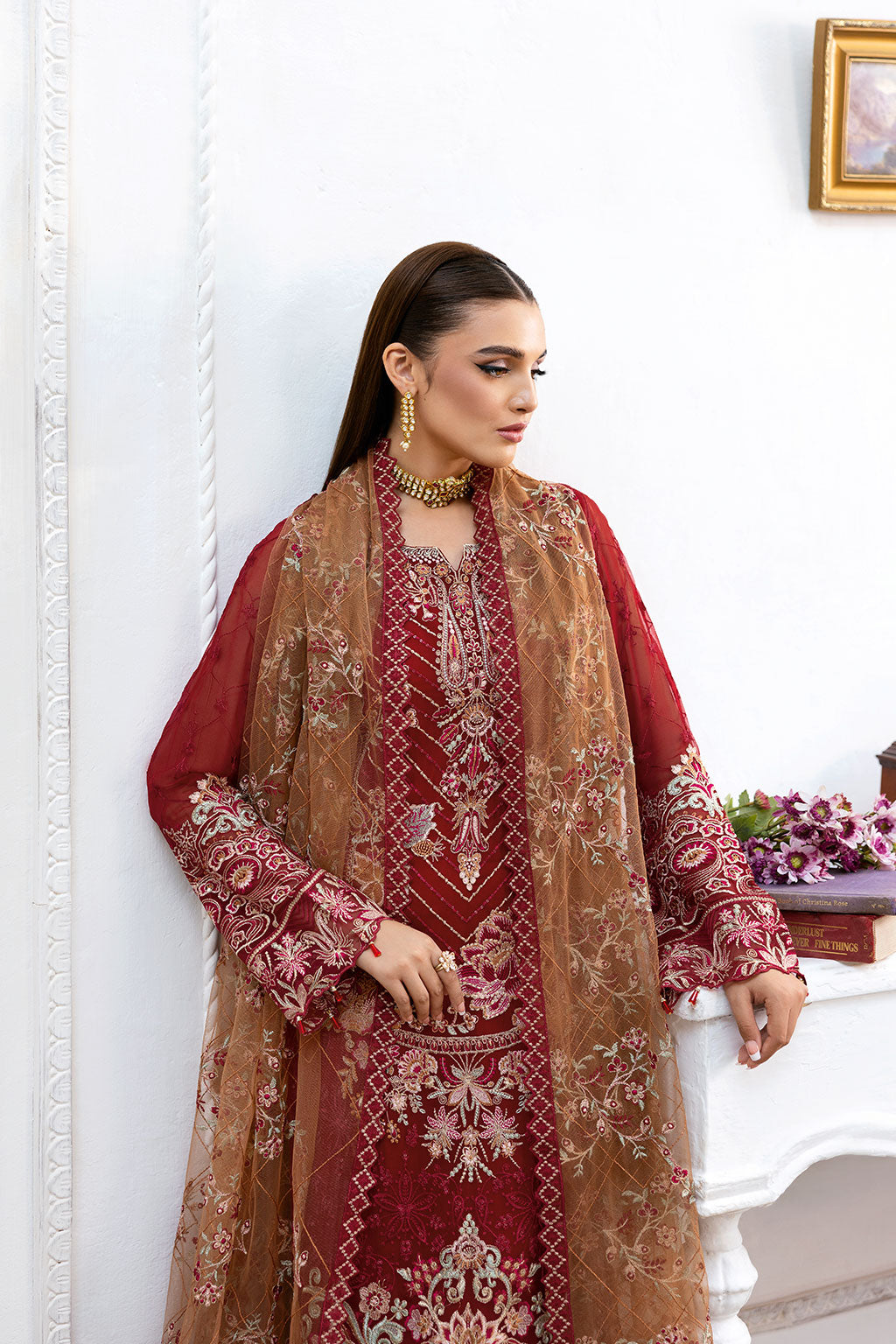 Ramsha | Chevron Chiffon Collection | A-1010 by Ramsha - Designer Dress - Type: Ladies Clothes - Available at Libayah - 100% Original