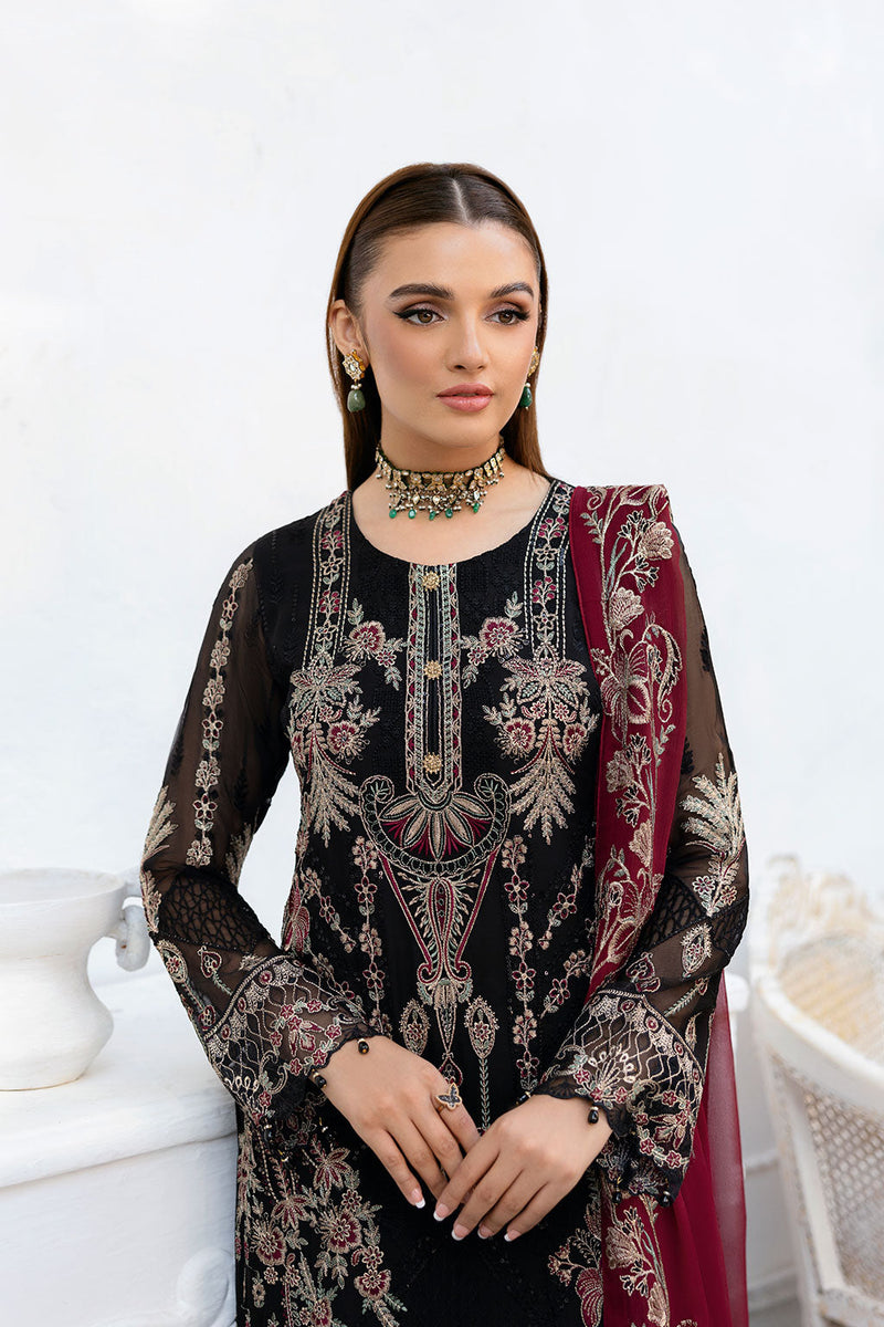 Ramsha | Chevron Chiffon Collection | A-1008 by Ramsha - Designer Dress - Type: Ladies Clothes - Available at Libayah - 100% Original