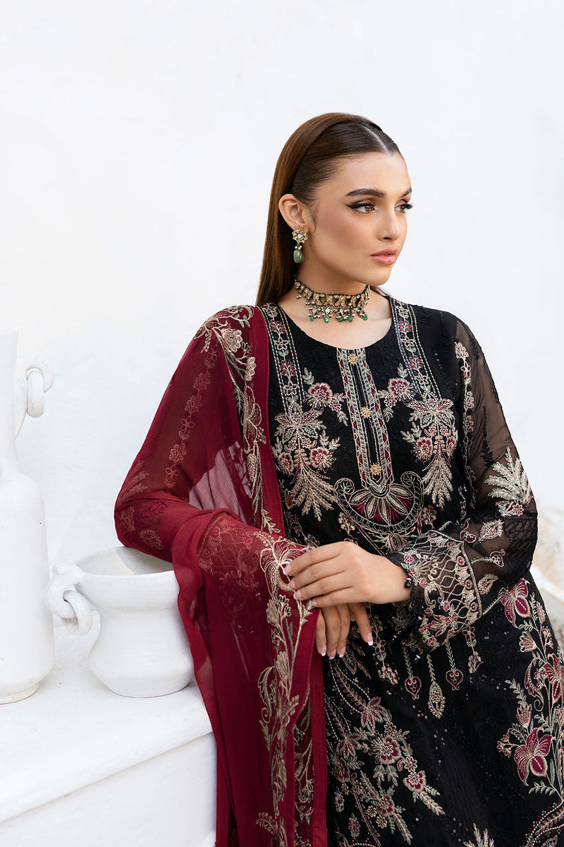 Ramsha | Chevron Chiffon Collection | A-1008 by Ramsha - Designer Dress - Type: Ladies Clothes - Available at Libayah - 100% Original