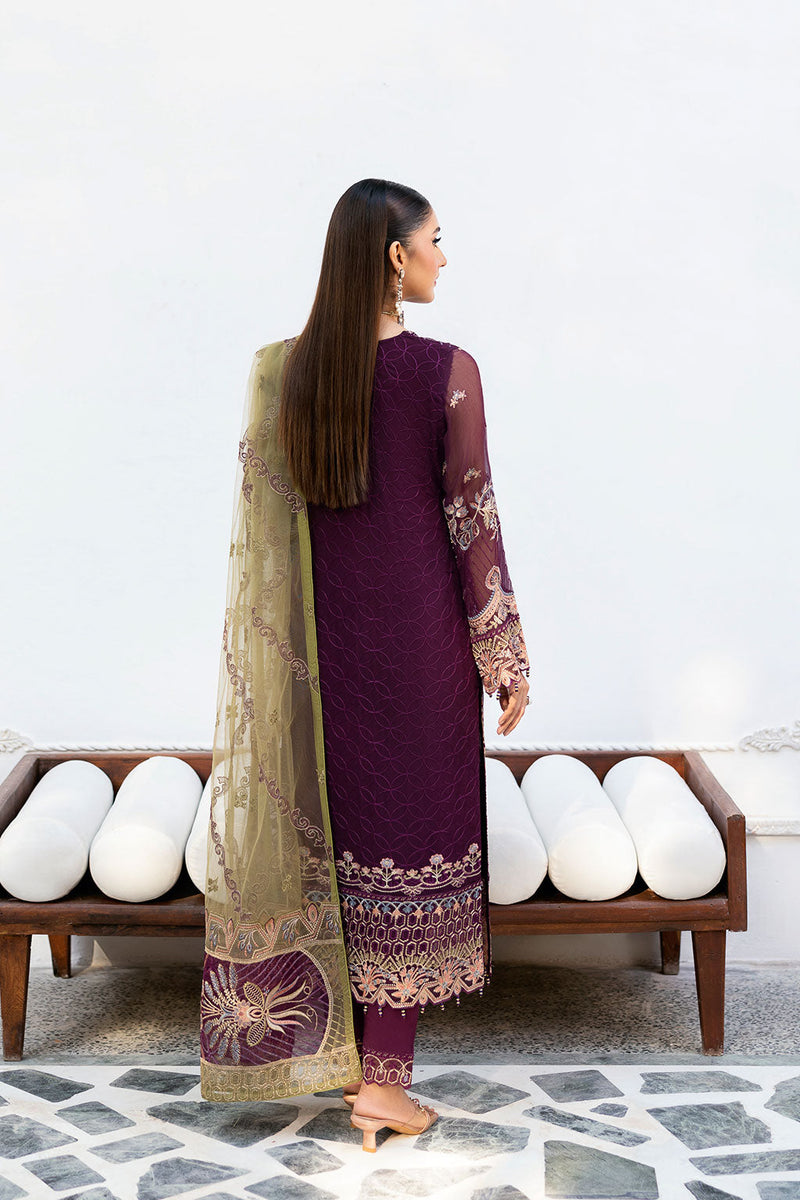 Ramsha | Chevron Chiffon Collection | A-1002 by Ramsha - Designer Dress - Type: Ladies Clothes - Available at Libayah - 100% Original