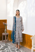 Ramsha | Chevron Chiffon Collection |A-1001 by Ramsha - Designer Dress - Type: Ladies Clothes - Available at Libayah - 100% Original
