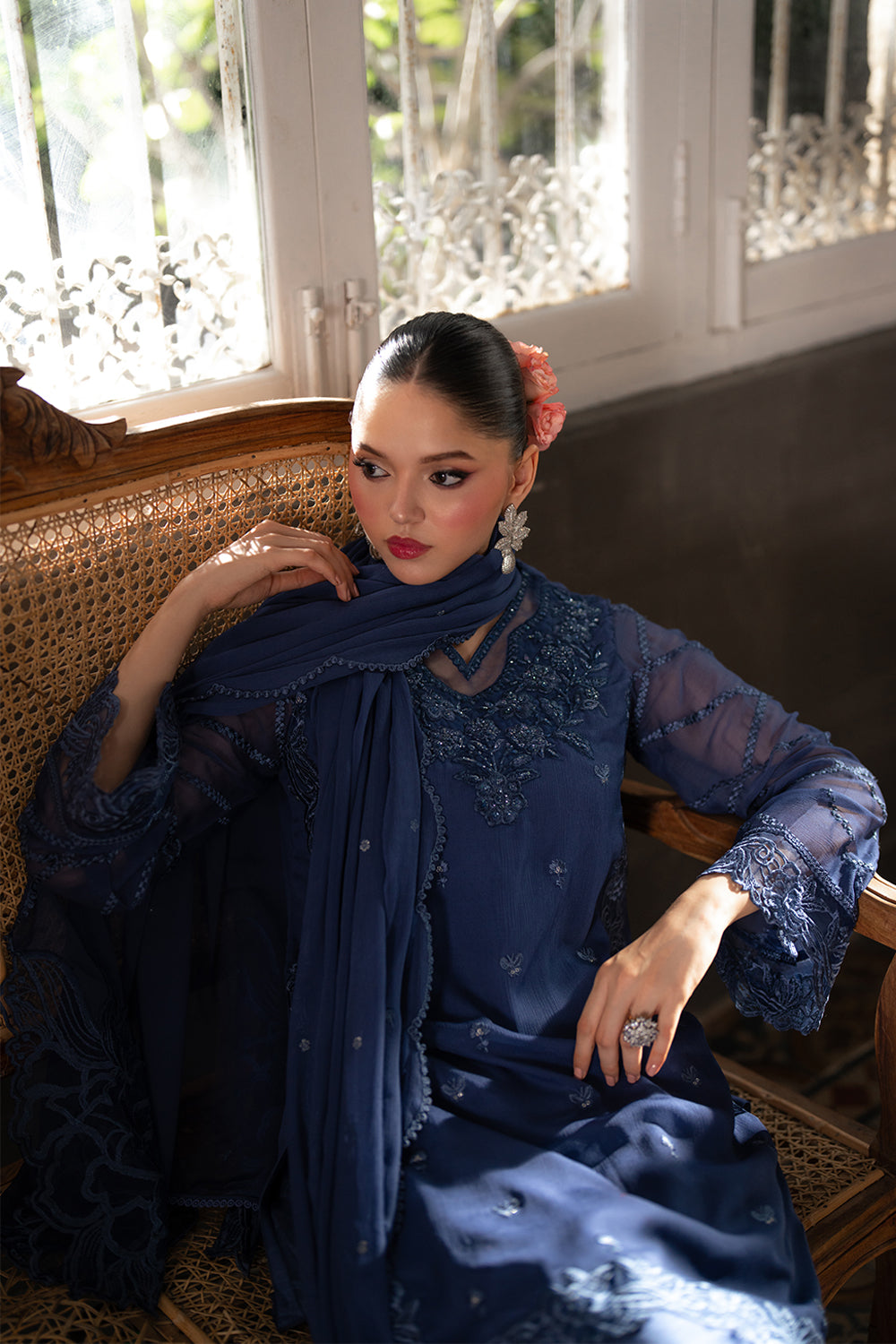 Azure | Ensembles | Cobalt Haze by Azure - Designer Dress  - Type : Ladies Clothes - Available at Libayah - 100% Original 