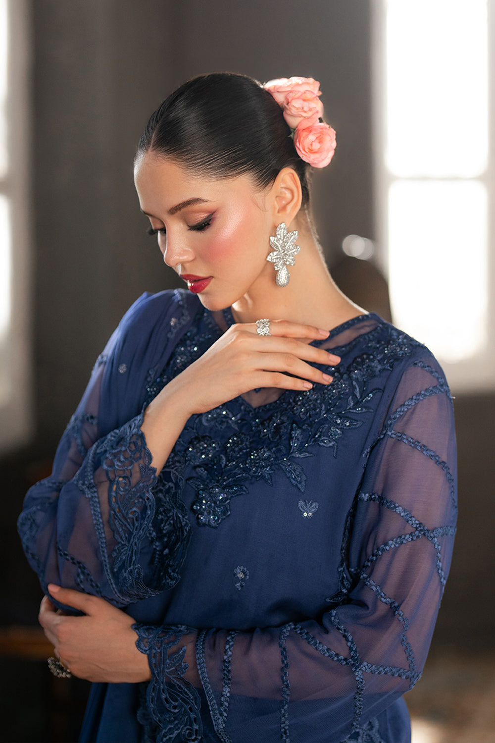 Azure | Ensembles | Cobalt Haze by Azure - Designer Dress  - Type : Ladies Clothes - Available at Libayah - 100% Original 