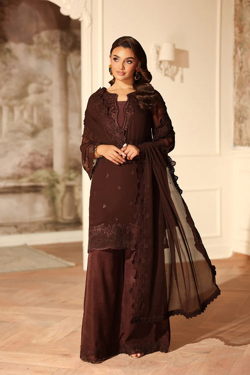 Cocoa Drape – authentic Pakistani dress from the Azure Ensembles collection for women in the UK