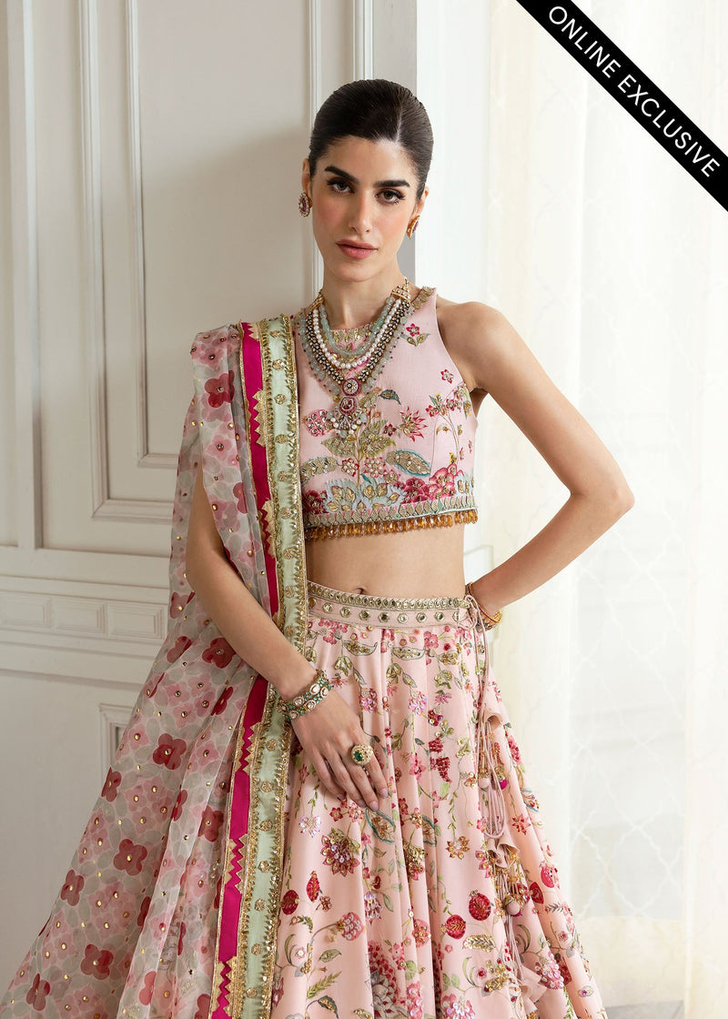 Crimson | A Beautiful Chaos Wedding Collection | Chinoiserie Lehnga by Crimson - Designer Dress - Type: Ladies Clothes - Available at Libayah - 100% Original