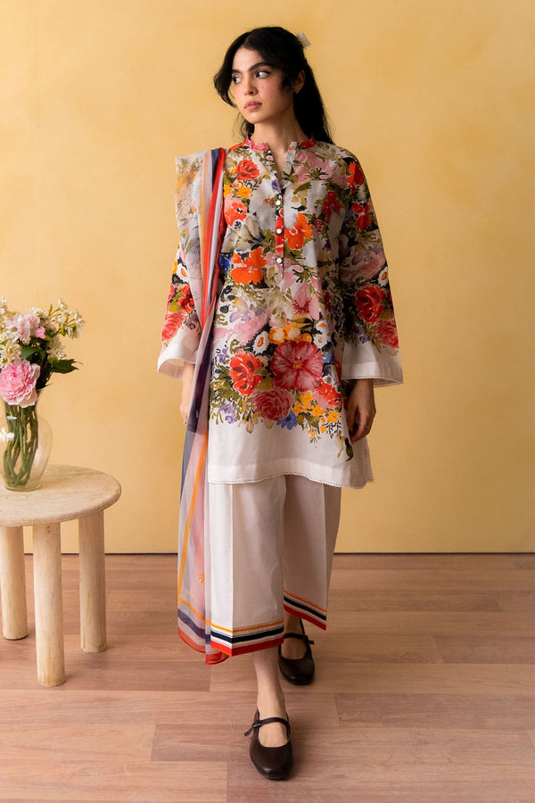 Zara Shahjahn | Coco Prints 24 | D7 by Zara Shahjahan - Designer Dress - Type: Casuals - Available at Libayah - 100% Original