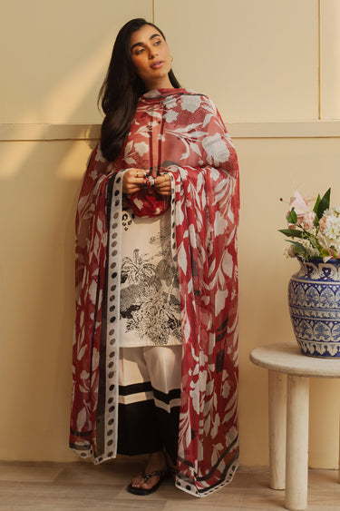 Zara Shahjahn | Coco Prints 24 | D8 by Zara Shahjahan - Designer Dress - Type: Casuals - Available at Libayah - 100% Original