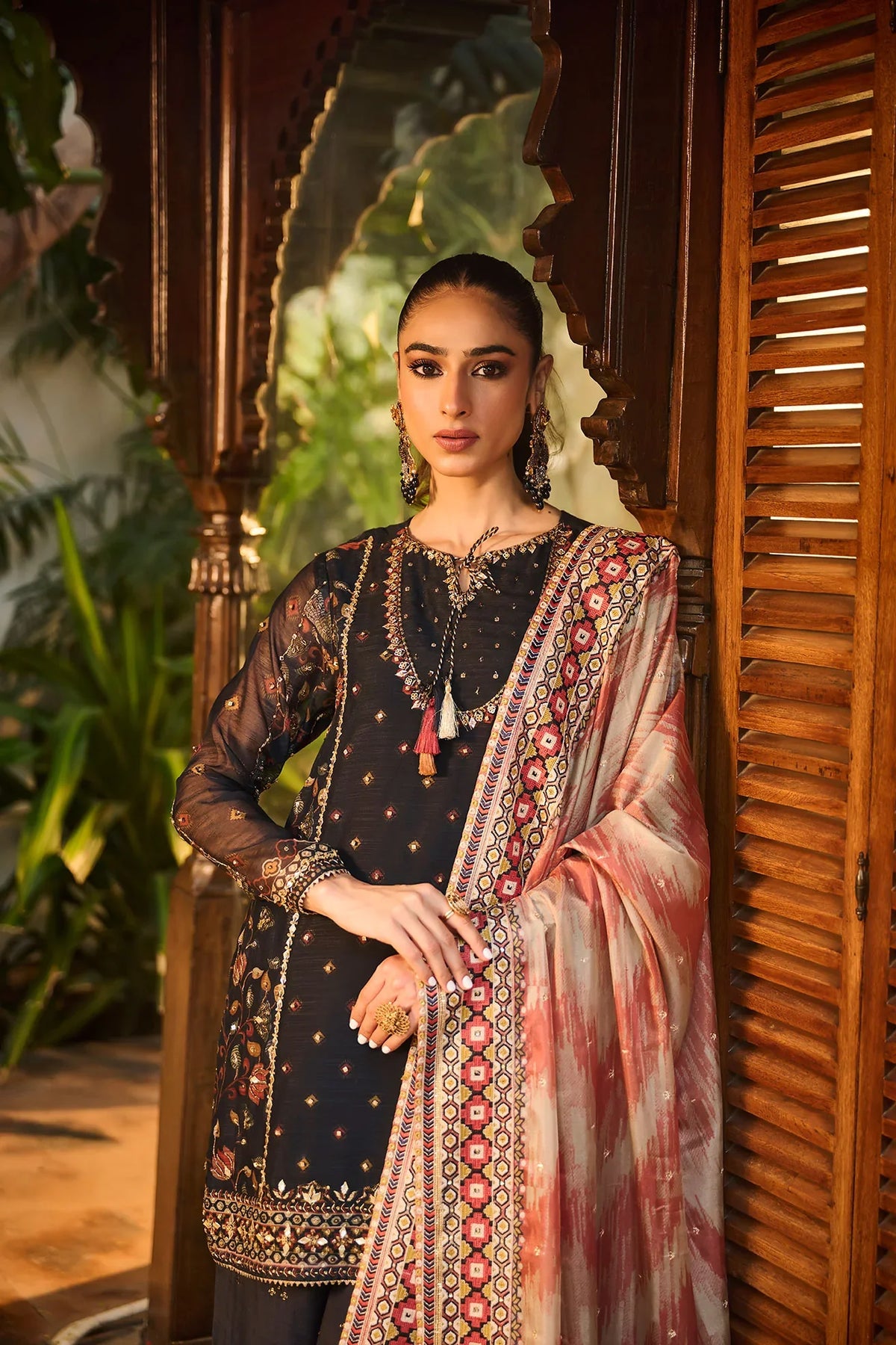 Dhanak | Bridal Couture | HF-3005 NAVY BLUE by Dhanak - Designer Dress - Type: Ladies Clothes - Available at Libayah - 100% Original