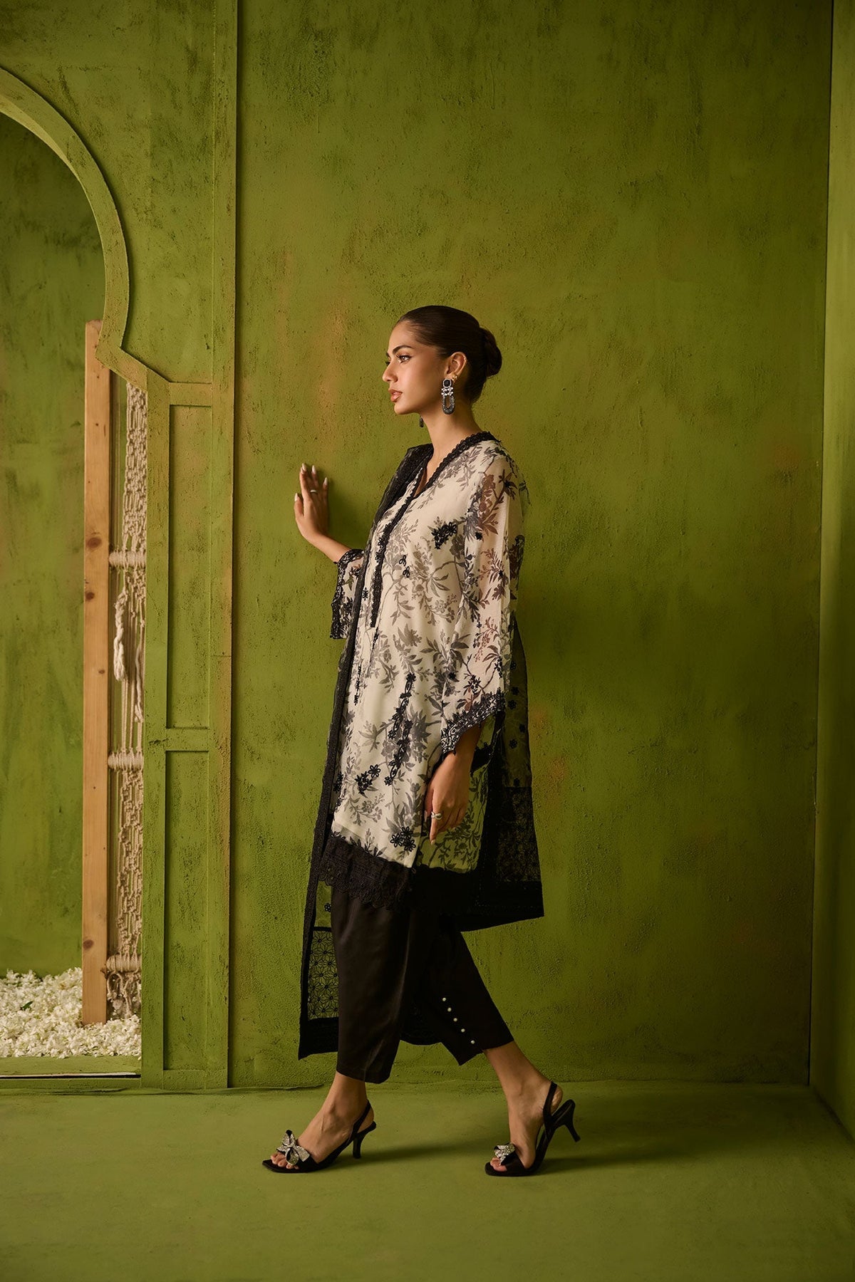 Dhanak | Festive Signature Pret | SS24DA-2467 GREY by Dhanak - Designer Dress - Type: Formal - Available at Libayah - 100% Original