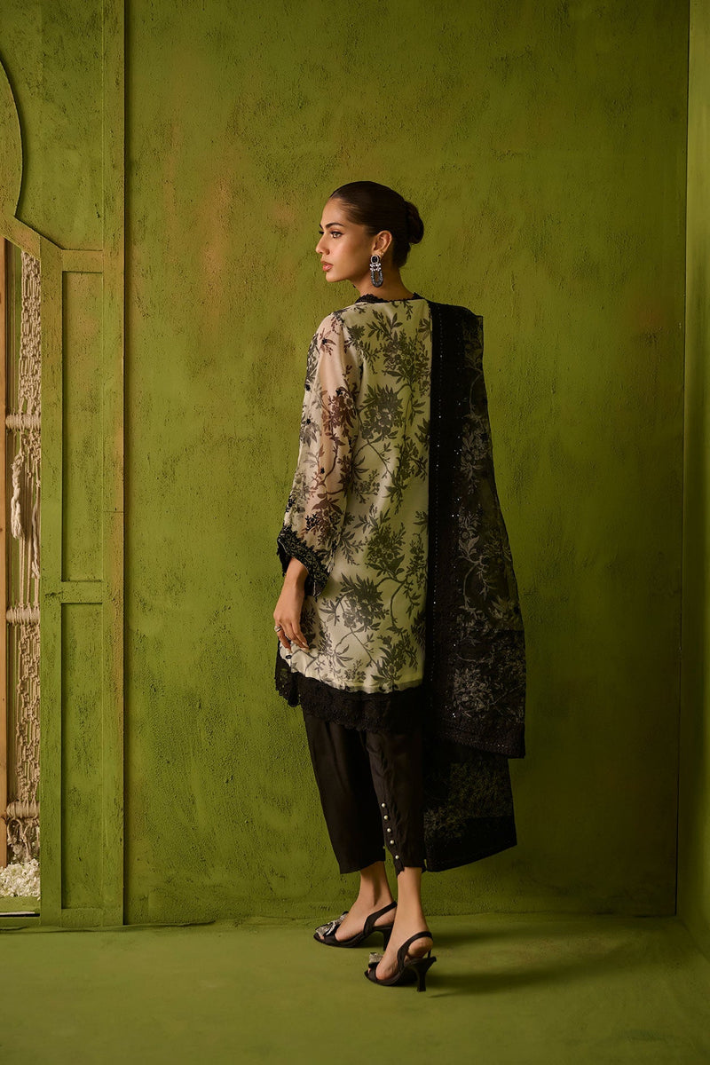 Dhanak | Festive Signature Pret | SS24DA-2467 GREY by Dhanak - Designer Dress - Type: Formal - Available at Libayah - 100% Original