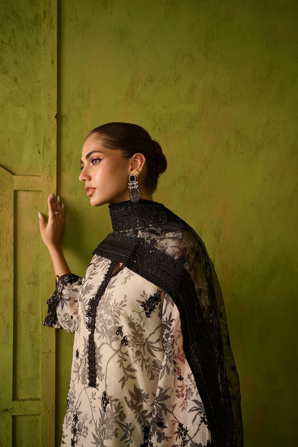 Dhanak | Festive Signature Pret | SS24DA-2467 GREY by Dhanak - Designer Dress - Type: Formal - Available at Libayah - 100% Original