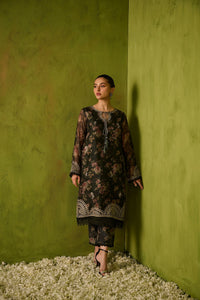 Dhanak | Festive Signature Pret | SS24DA-2474 DARK GREEN by Dhanak - Designer Dress - Type: Formal - Available at Libayah - 100% Original