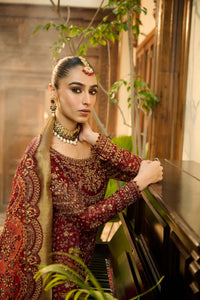 Dhanak | Bridal Couture | HF-3009 RED by Dhanak - Designer Dress - Type: Ladies Clothes - Available at Libayah - 100% Original