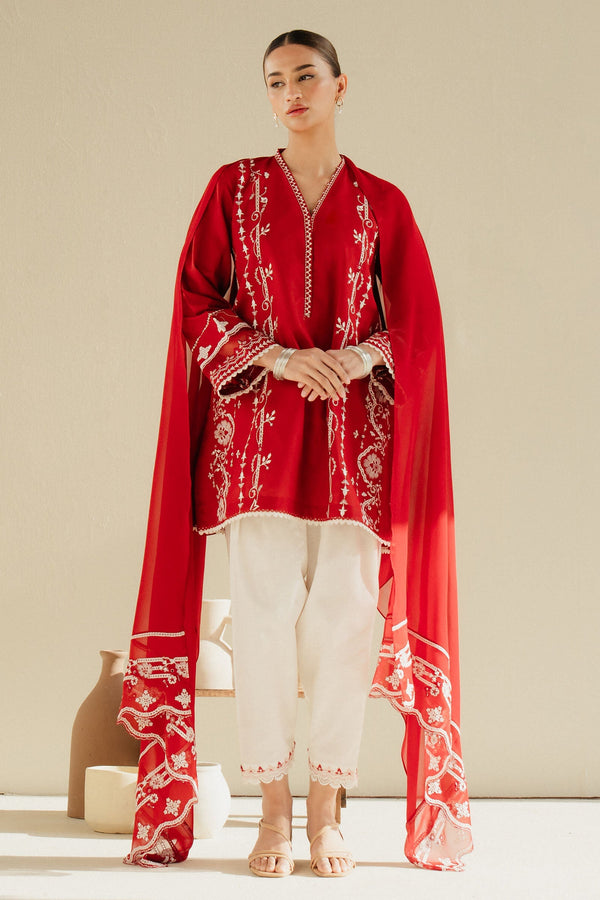 Zara Shahjahan | Eid Pret 25 | CR25P0224 by Zara Sahjahan - Designer Dress - Type: Ladies Clothes - Available at Libayah - 100% Original