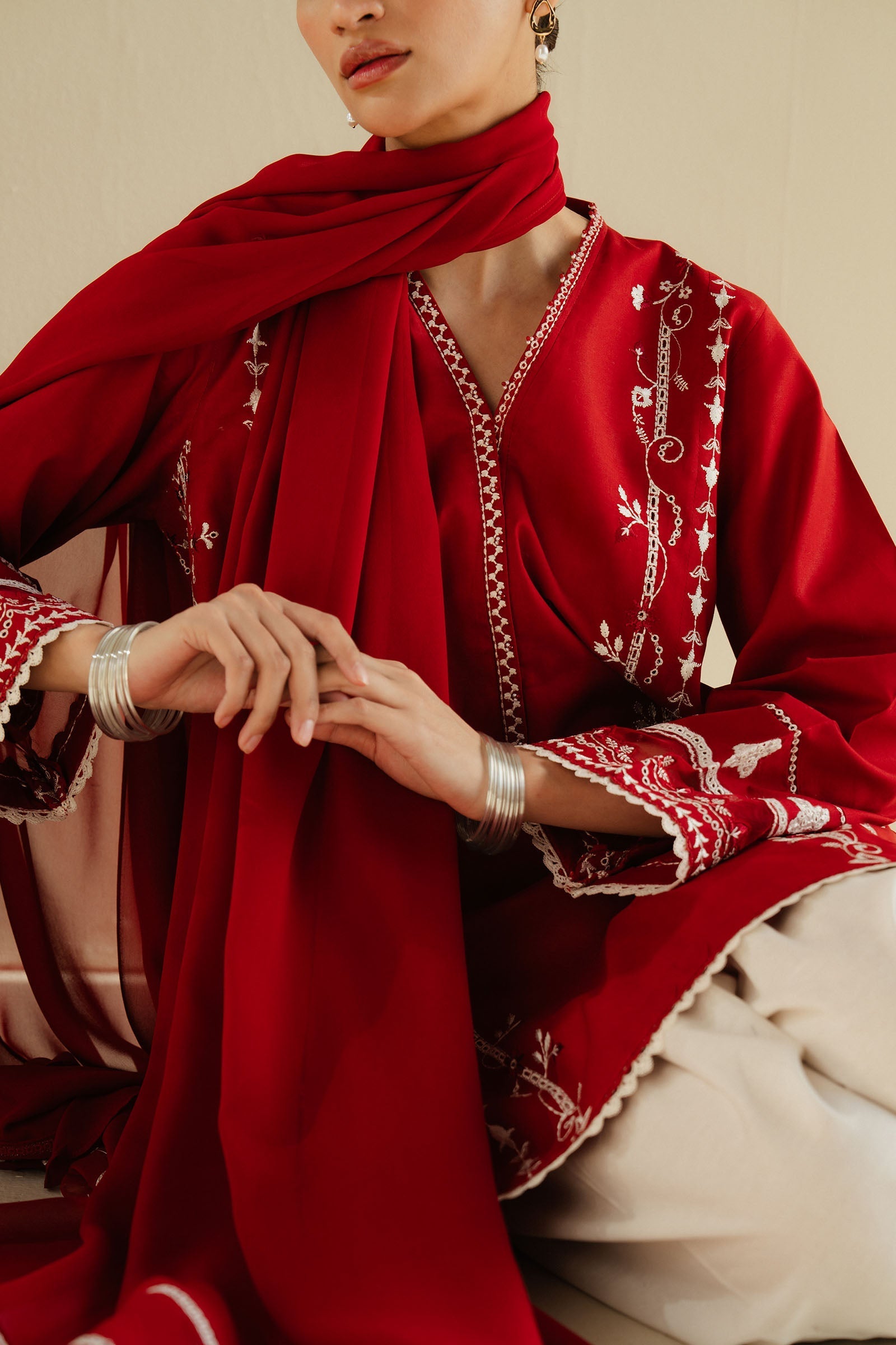 Zara Shahjahan | Eid Pret 25 | CR25P0224 by Zara Sahjahan - Designer Dress - Type: Ladies Clothes - Available at Libayah - 100% Original