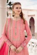 Maria B | Sateen Formals 23 | Candy Pink CST-701 by Maria B - Designer Dress  - Type : Ladies Clothes - Available at Libayah - 100% Original 