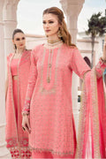 Maria B | Sateen Formals 23 | Candy Pink CST-701 by Maria B - Designer Dress  - Type : Ladies Clothes - Available at Libayah - 100% Original 