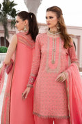 Maria B | Sateen Formals 23 | Candy Pink CST-701 by Maria B - Designer Dress  - Type : Ladies Clothes - Available at Libayah - 100% Original 