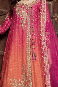 Maria B | Sateen Formals 23 | Fuchsia Pink CST-709 by Maria B - Designer Dress  - Type : Ladies Clothes - Available at Libayah - 100% Original 