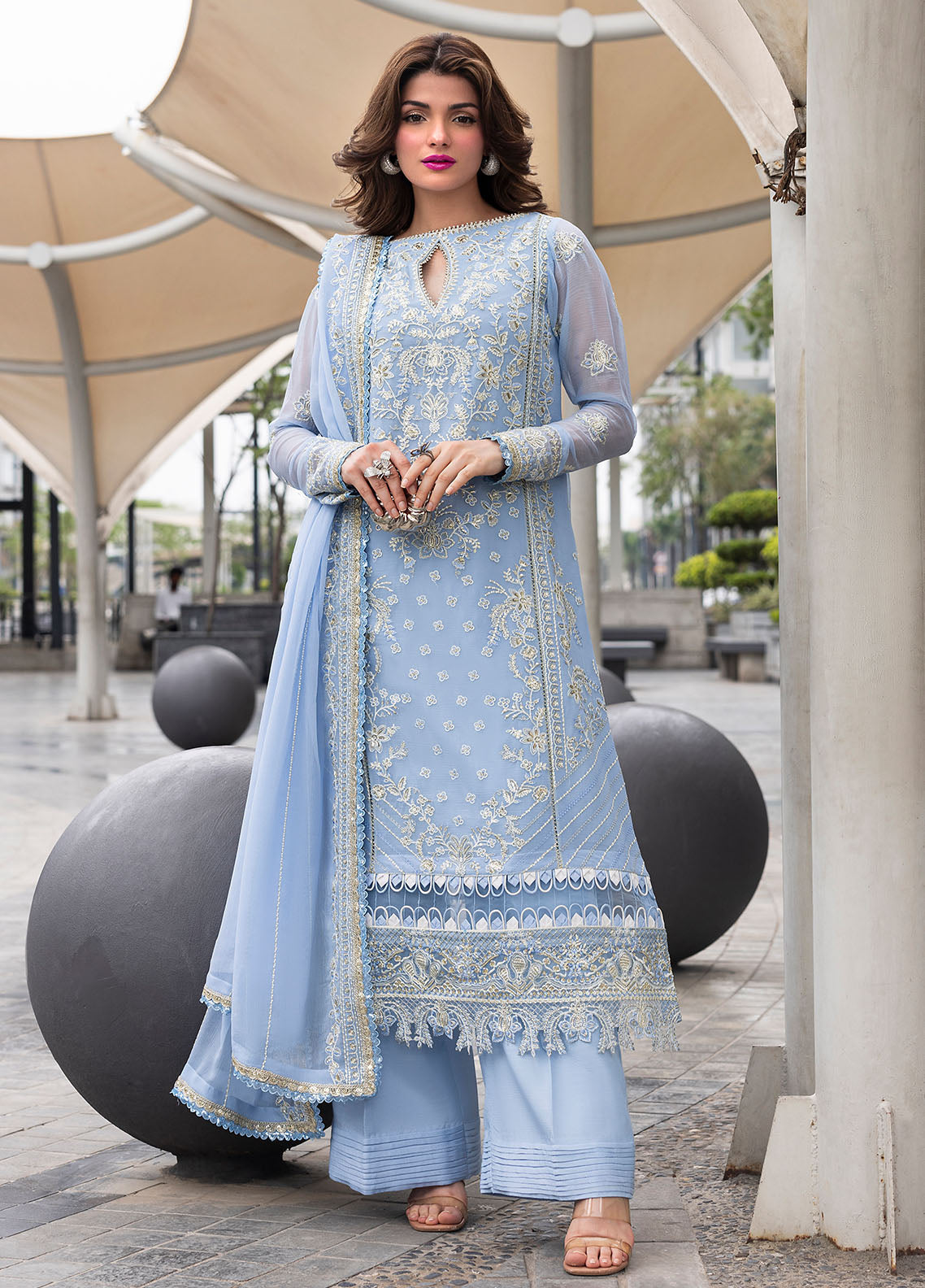 Sahane | At First Glance | CT 25001 First Rain by Sahane - Designer Dress  - Type : Ladies Clothes - Available at Libayah - 100% Original 