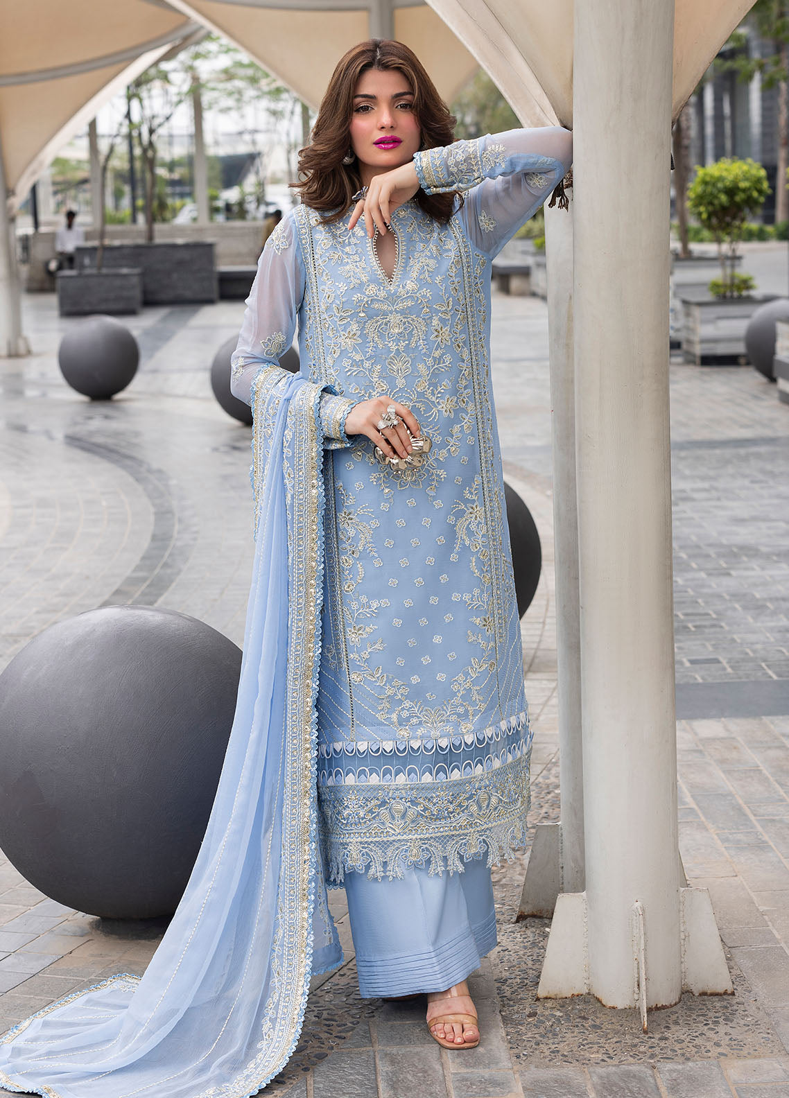 Sahane | At First Glance | CT 25001 First Rain by Sahane - Designer Dress  - Type : Ladies Clothes - Available at Libayah - 100% Original 