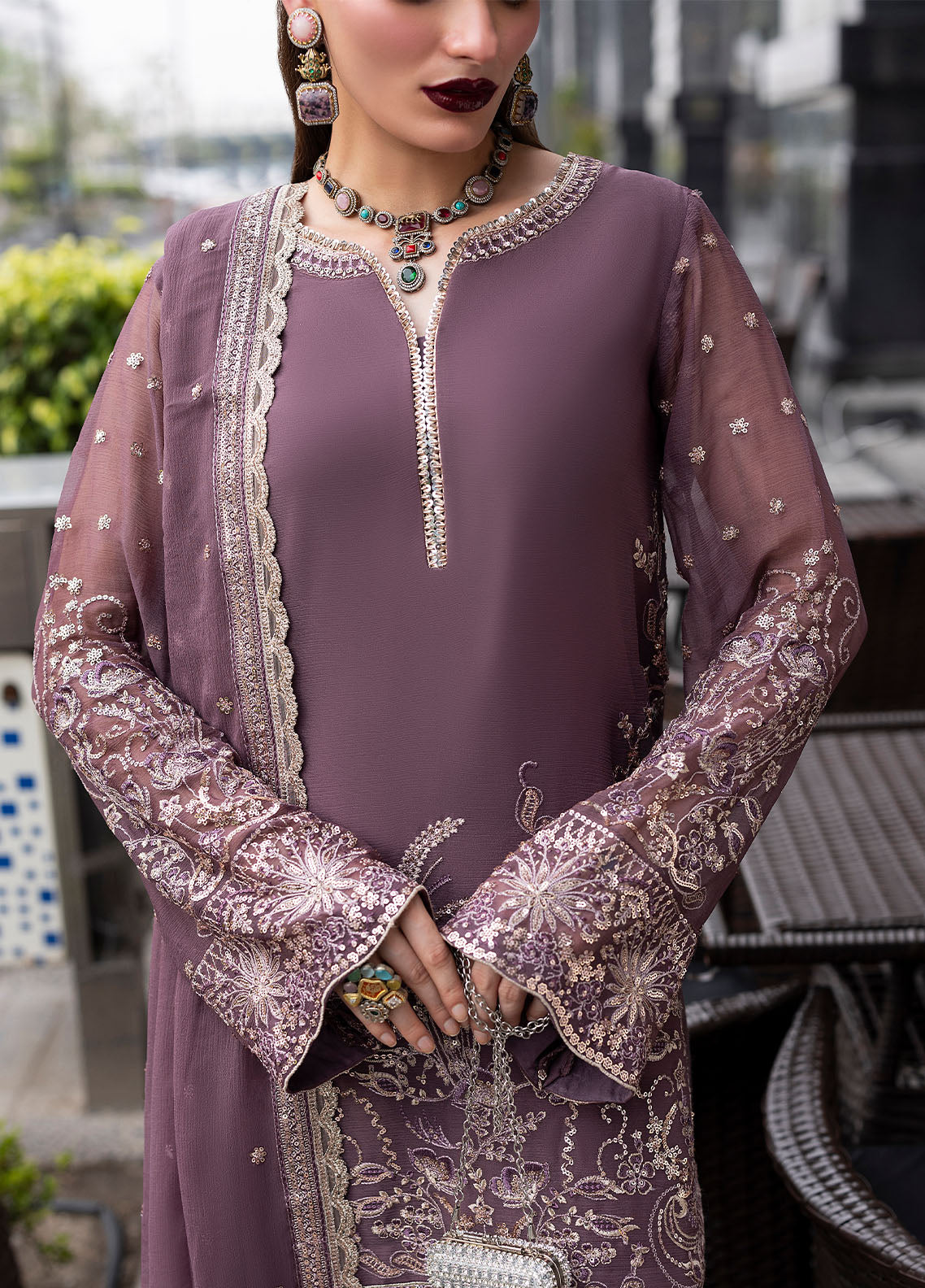 Sahane | At First Glance | CT 25005 Roseate by Sahane - Designer Dress  - Type : Ladies Clothes - Available at Libayah - 100% Original 