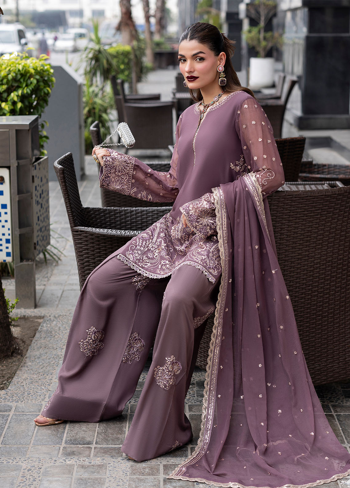 Sahane | At First Glance | CT 25005 Roseate by Sahane - Designer Dress  - Type : Ladies Clothes - Available at Libayah - 100% Original 