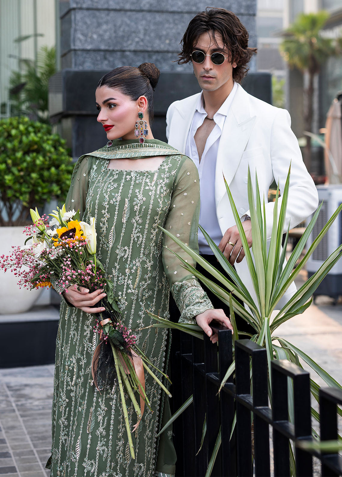 Sahane | At First Glance | CT 25006 Mist by Sahane - Designer Dress  - Type : Ladies Clothes - Available at Libayah - 100% Original 