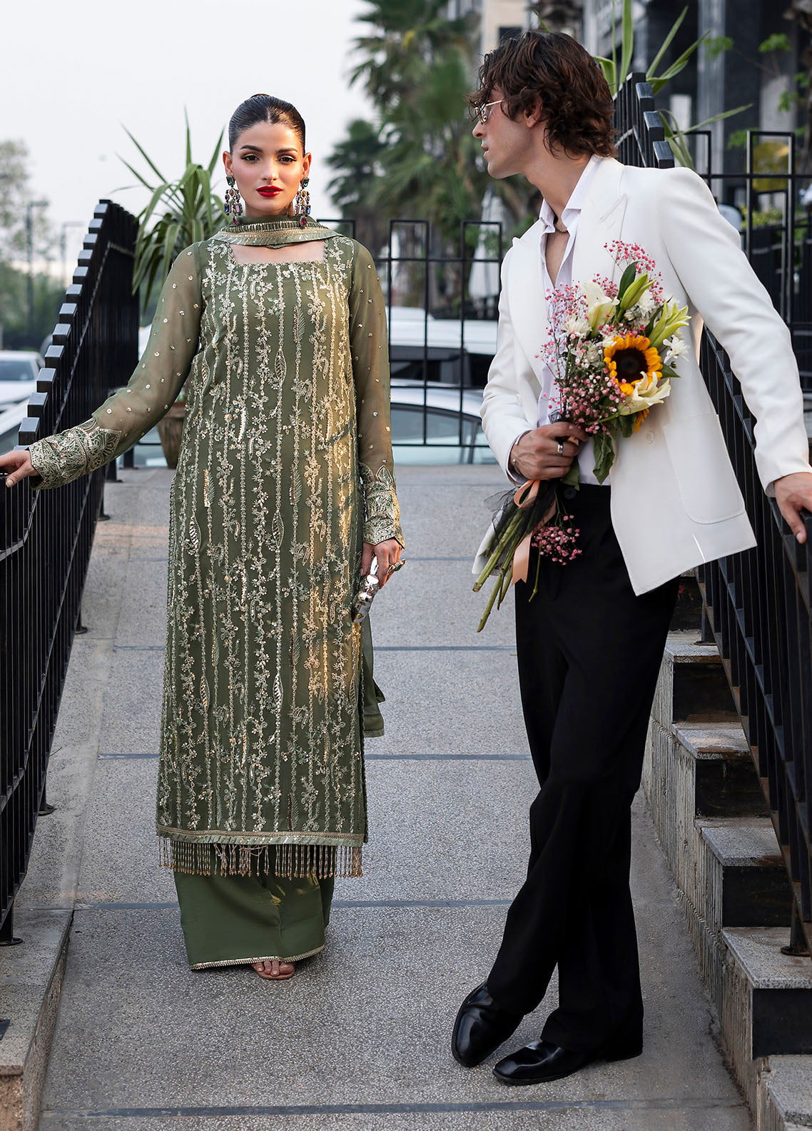 Sahane | At First Glance | CT 25006 Mist by Sahane - Designer Dress  - Type : Ladies Clothes - Available at Libayah - 100% Original 