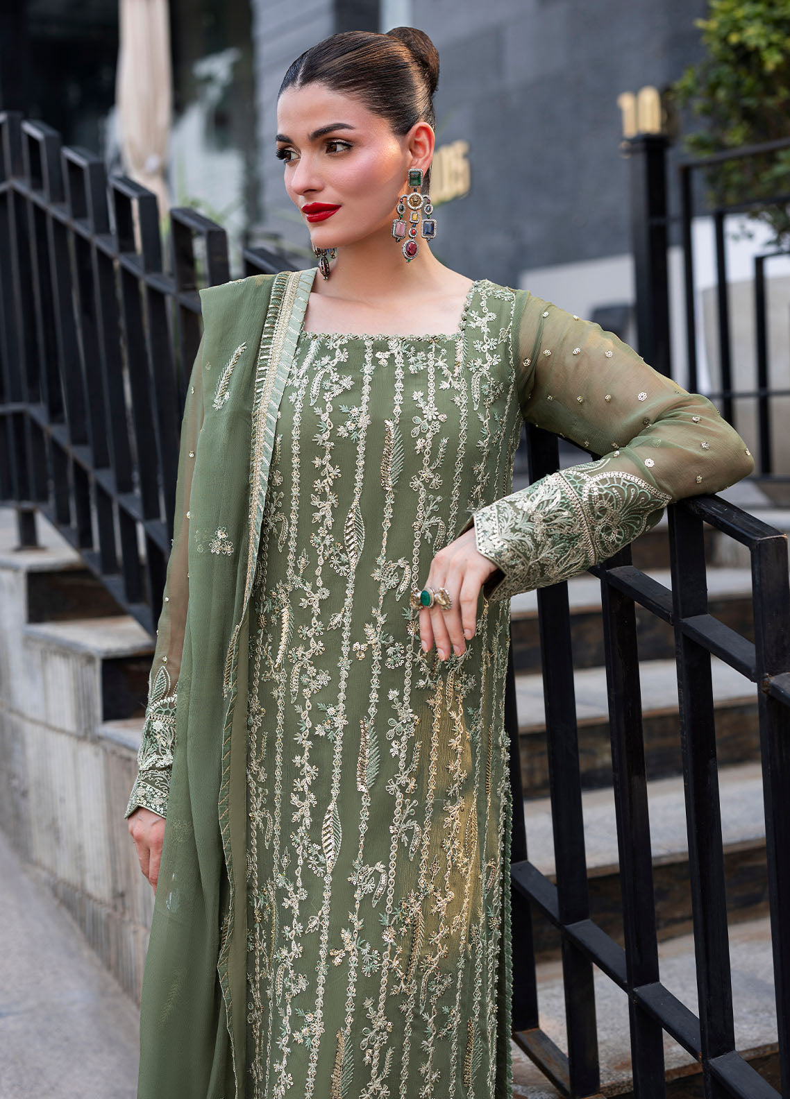 Sahane | At First Glance | CT 25006 Mist by Sahane - Designer Dress  - Type : Ladies Clothes - Available at Libayah - 100% Original 