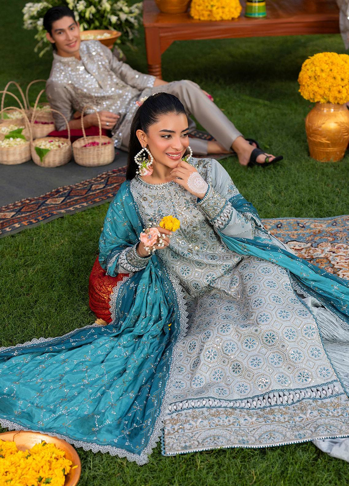 Sahane | Haye Dil Wedding Formals | CT 29003 Glow of Eternity by Sahane - Designer Dress  - Type : Ladies Clothes - Available at Libayah - 100% Original 