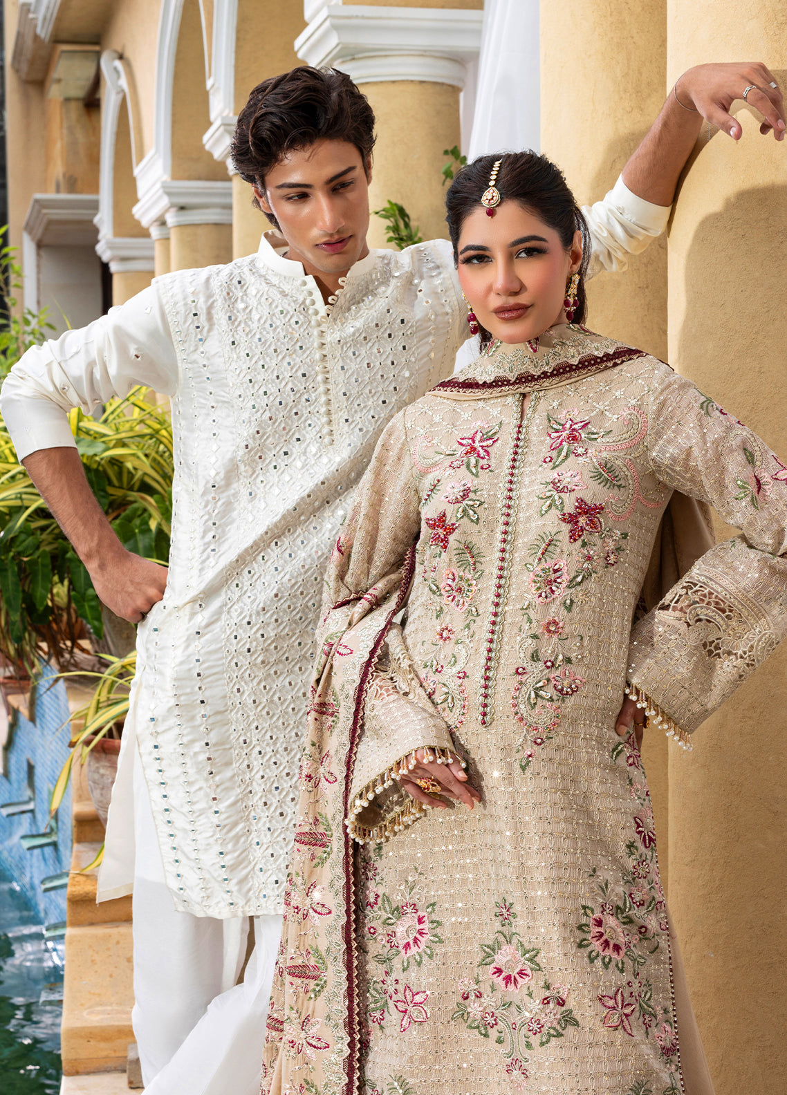 Sahane | Haye Dil Wedding Formals | CT 29004 Veil of Romance by Sahane - Designer Dress  - Type : Ladies Clothes - Available at Libayah - 100% Original 