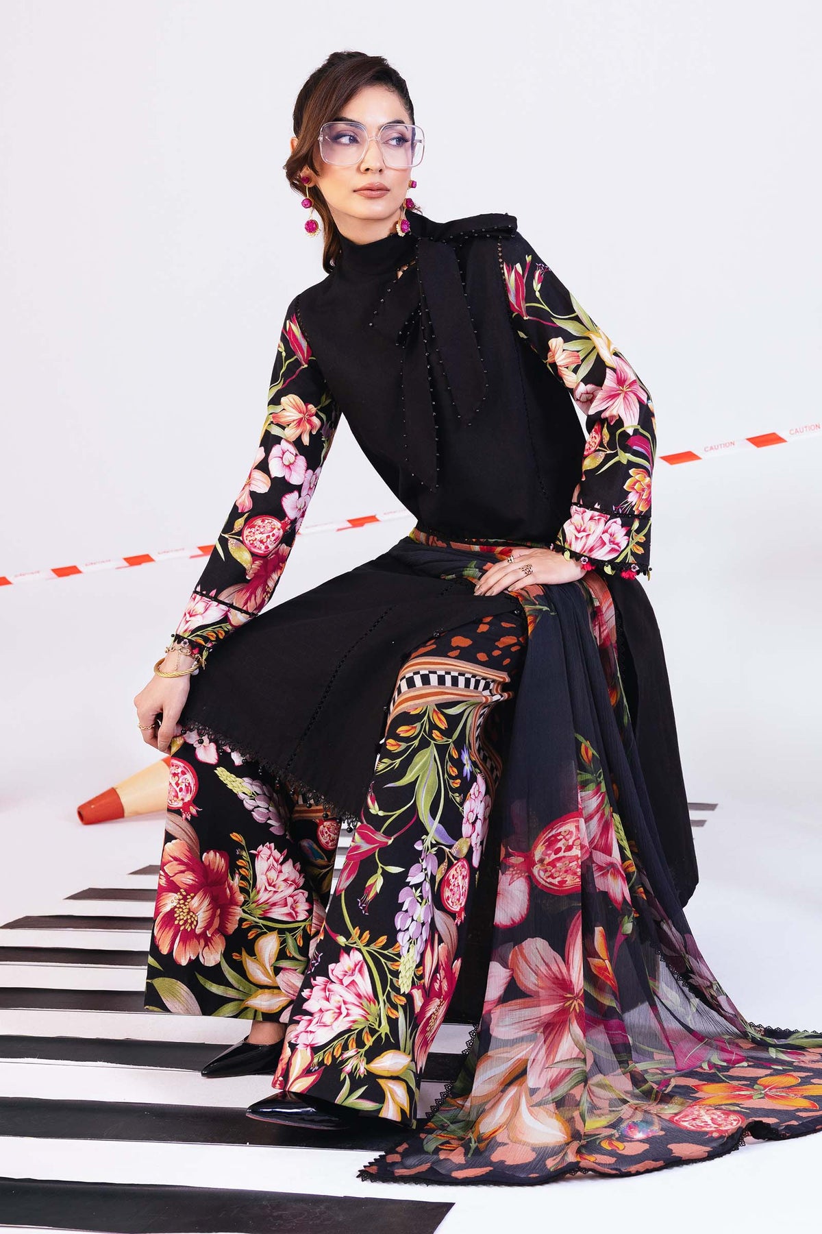 Maria B | Winter Basics 25 | MB-CUS25-1101B by Maria B - Designer Dress - Type : Ladies Clothes - Available at Libayah - 100% Original 