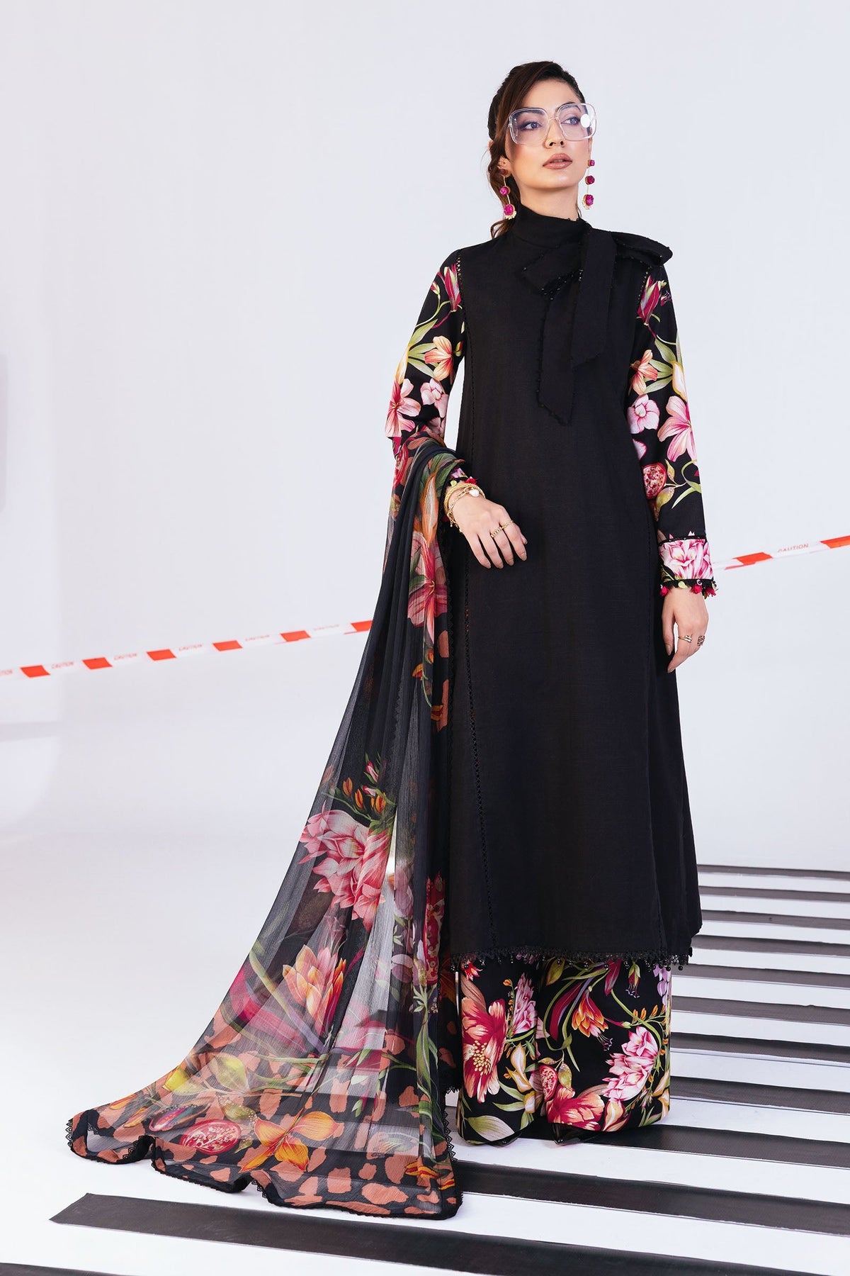 Maria B | Winter Basics 25 | MB-CUS25-1101B by Maria B - Designer Dress - Type : Ladies Clothes - Available at Libayah - 100% Original 