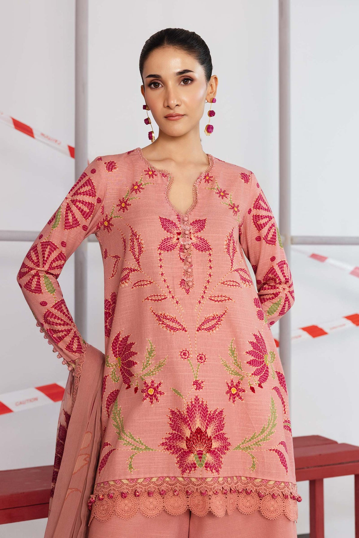 Maria B | Winter Basics 25 | MB-CUS25-1104A by Maria B - Designer Dress - Type : Ladies Clothes - Available at Libayah - 100% Original 