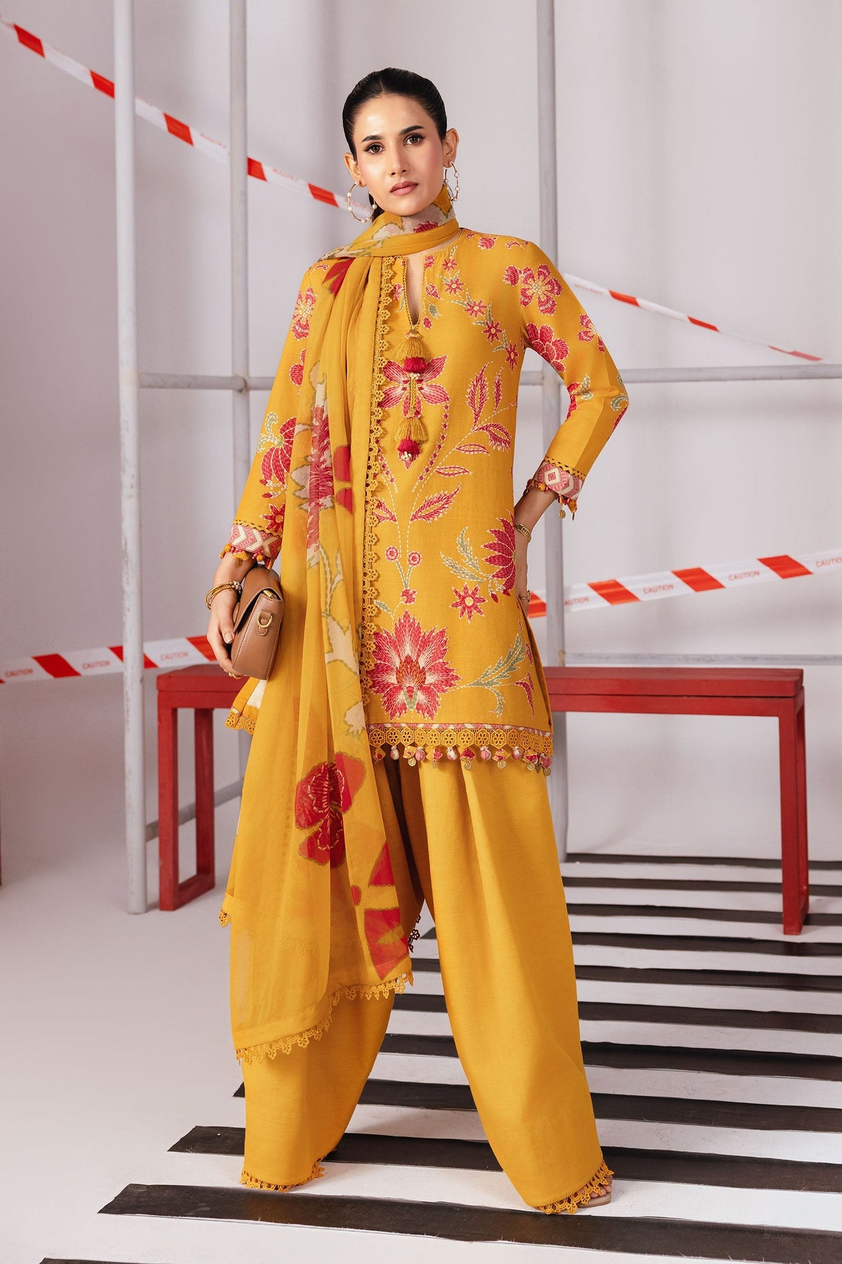 Maria B | Winter Basics 25 | MB-CUS25-1104B by Maria B - Designer Dress - Type : Ladies Clothes - Available at Libayah - 100% Original 